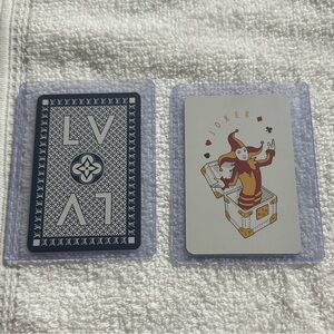 Louis Vuitton blue playing card JOKER with COA